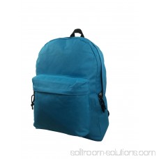 K-Cliffs Backpack Classic School Bag Basic Daypack Simple Book Bag 16 Inch Grey 564848087
